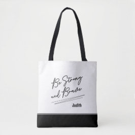 Seien Sie stark Christliche Bibelverse-Schrift Tasche