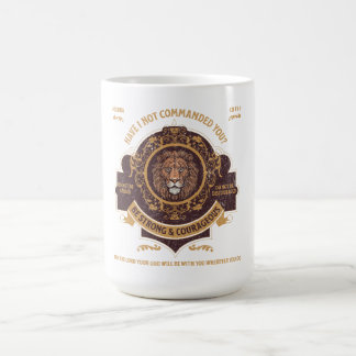 Seien Sie stark und mutig Kaffeetasse