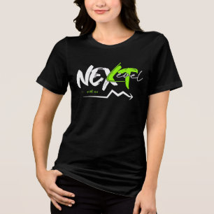 "Seien Sie starke Frauen inspirierende schwarze Mo Tri-Blend Shirt