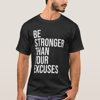 Seien Sie stärker als Ihre Ausreden Om Na 12 Step  T-Shirt