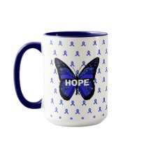 Seien Sie starker Blauer Schmetterling Chronische