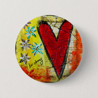 Seien Sie starkes dekoratives Button