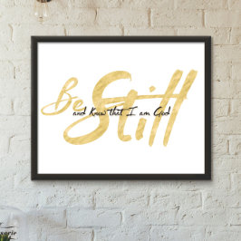 Seien Sie still und kennen Kunstdrucke Poster