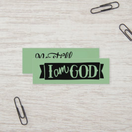 Seien Sie still und kennen Sie Mini-Scripting-Aufr Mini Visitenkarte