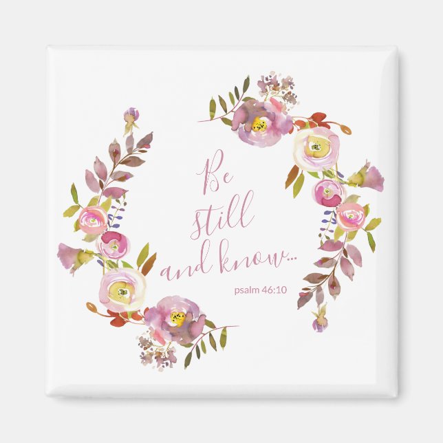 Seien Sie still und wissen Magnet (Vorne)