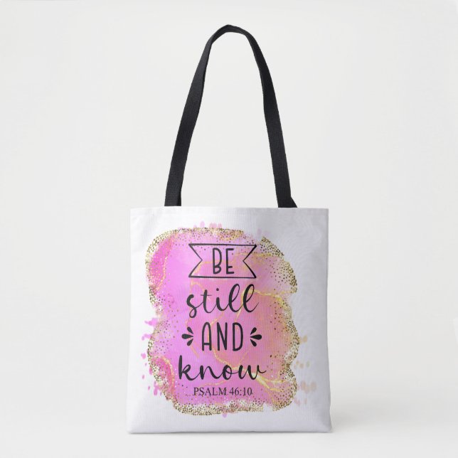 Seien Sie still und wissen Tasche (Vorderseite)