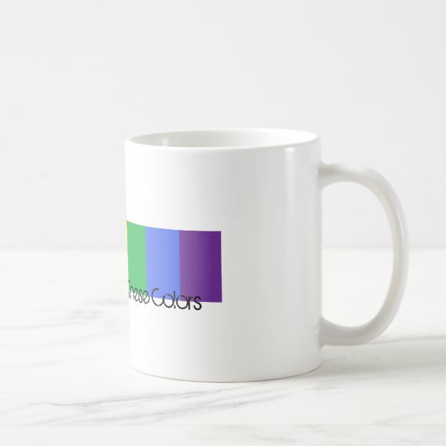 Seien Sie stolz auf diese Farben Kaffeetasse (Rechts)
