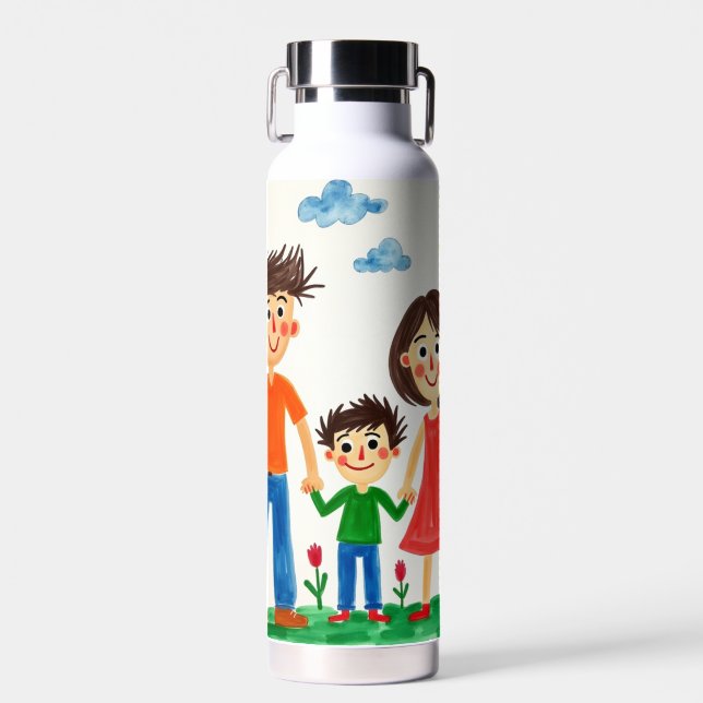 Seien Sie stolz auf Ihre Kinderarbeit Trinkflasche (Vorne)