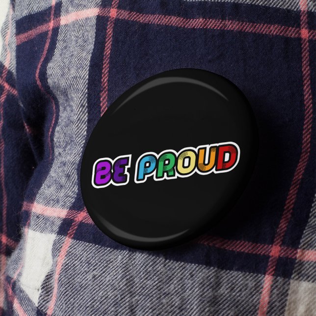 Seien Sie stolz auf LGBT-Gay Pride Button (Von Creator hochgeladen)