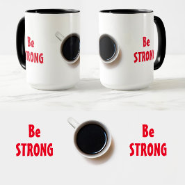 Seien Sie STRONG mit der Kaffee-positiven Bestätig Tasse