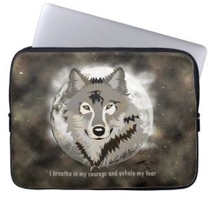 Seien Sie tapfer Laptopschutzhülle