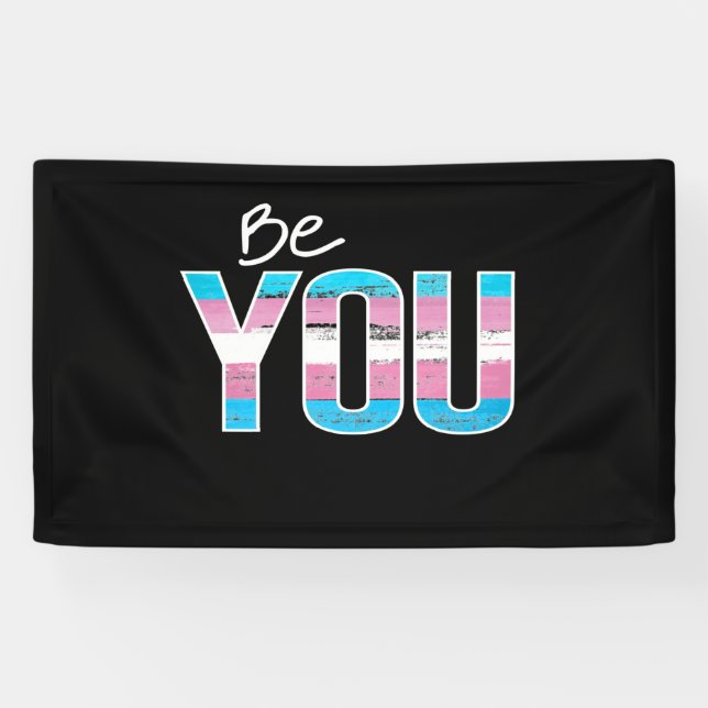 Seien Sie - Trans-weiß Banner (Horizontal)