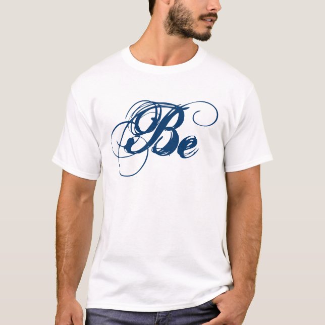 Seien Sie und gesammelt cooles ruhiges T-Shirt (Vorderseite)