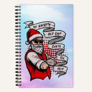 Seien Sie unheimlich Gerettet Santa The Trip-42316 Notizbuch
