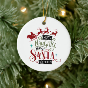 Seien Sie unheimlich Gerettet Weihnachtspreis Keramik Ornament