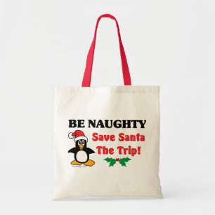 Seien Sie unhöflich! Rett den Weihnachtsmann! Tragetasche