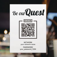 Seien Sie unser Gast Scan zu Connect QR Code WIFI