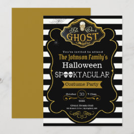 Seien Sie unser Geist Black & Gold Kostüme Party E Karte