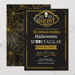 Seien Sie unser Geist Black & Gold Kostüme Party E Karte