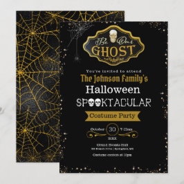 Seien Sie unser Geist Black & Gold Kostüme Party E Karte