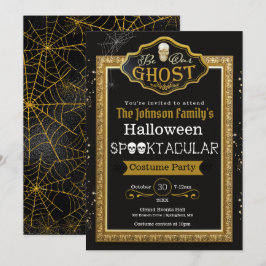 Seien Sie unser Geist Black & Gold Kostüme Party E Karte