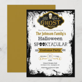 Seien Sie unser Geist Black & Gold Kostüme Party E Karte