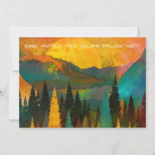 Seien Sie unser Planet - der Tag der Bäume in den 