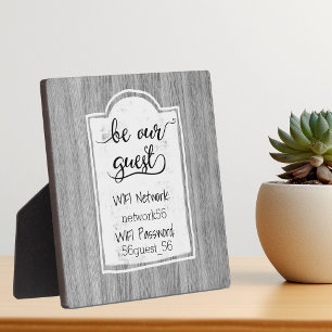 Seien Sie unser WIFI-Informationskennwort Fotoplatte