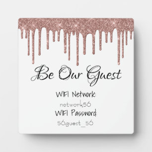 Seien Sie unser WIFI-Informationskennwort Wedding Fotoplatte