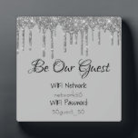 Seien Sie unser WIFI-Informationskennwort Wedding Fotoplatte<br><div class="desc">Dieses Design entstand durch digitale Kunst und kann in dem Bereich personalisiert sein, der durch das Ändern des Fotos und/oder Textes zur Verfügung gestellt wird. Oder Sie können es anpassen, indem Sie den Mausklick auswählen, um weitere Optionen anzupassen, um die Farbe des Hintergrunds zu löschen oder zu ändern, Text hinzuzufügen,...</div>