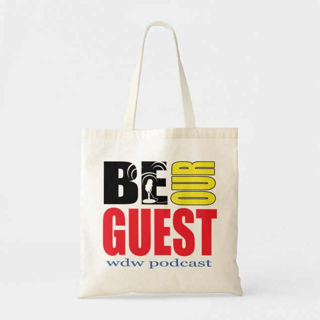 Seien Sie unsere Gastpodcast-Taschen-Tasche Tragetasche (Vorne)