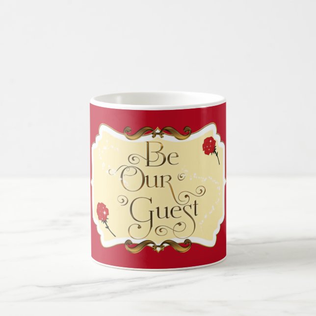 Seien Sie unsere Rote Rose Princess Coffee Tasse (Mittel)