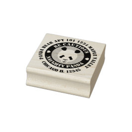 Seien Sie vorsichtig, Naught Panda Rubber Briefmar Gummistempel