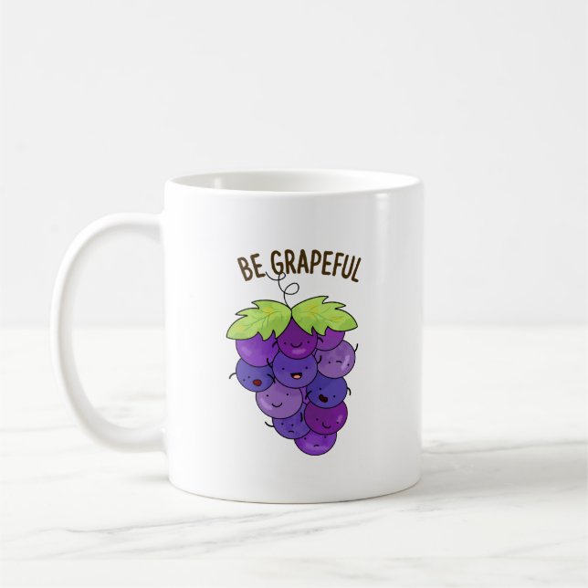 Seien Sie vorsichtig und genießen Sie den sonnigen Kaffeetasse (Links)