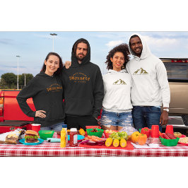 Seien Sie wie ein Berg Hoodie