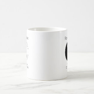 Seien Sie wie eine leere Schiff-Tasse von Kaffeetasse