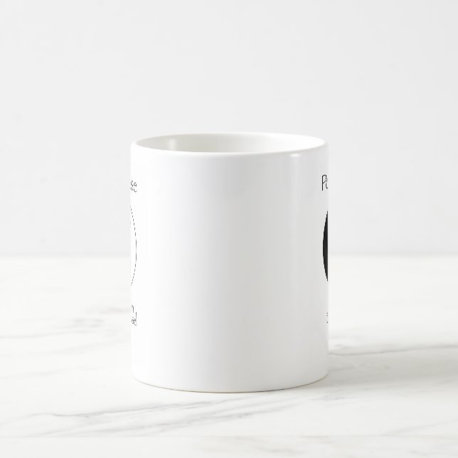 Seien Sie wie eine leere Schiff-Tasse von Kaffeetasse (Mittel)