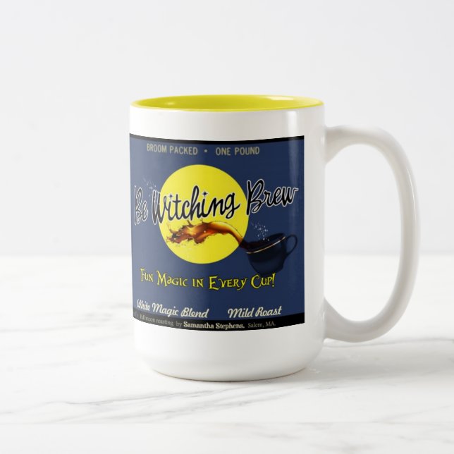 Seien Sie Witching Gebräu-Kaffee Zweifarbige Tasse (Rechts)