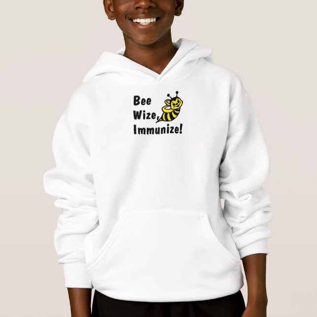 Seien Sie Wize immunisieren! Hoodie (Vorderseite)