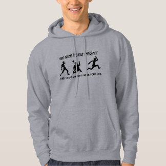 Seien Sie zu den fetten Leuten nett Hoodie