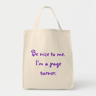 Seien Sie zu mir Tasche für Seite Turners nett
