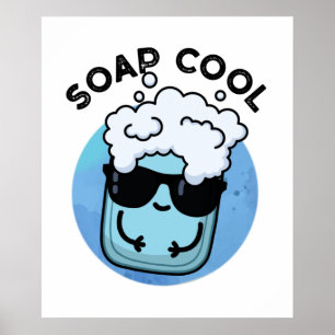Seife Cool Funny Soap Puff Poster