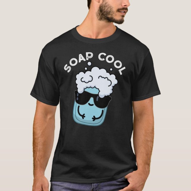 Seife Cool Funny Soap Puppe Dark BG T-Shirt (Vorderseite)
