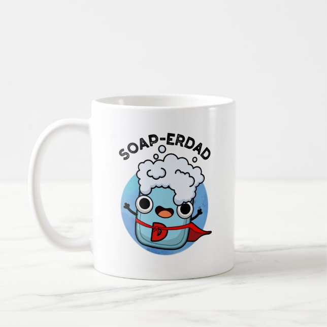 Seife erdad Funny seiap Vater Pun Kaffeetasse (Links)
