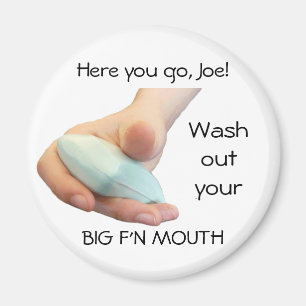 Seife in der Hand Magnet