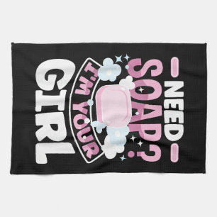 Seife machen Seife Maker Funny Geschirrtuch