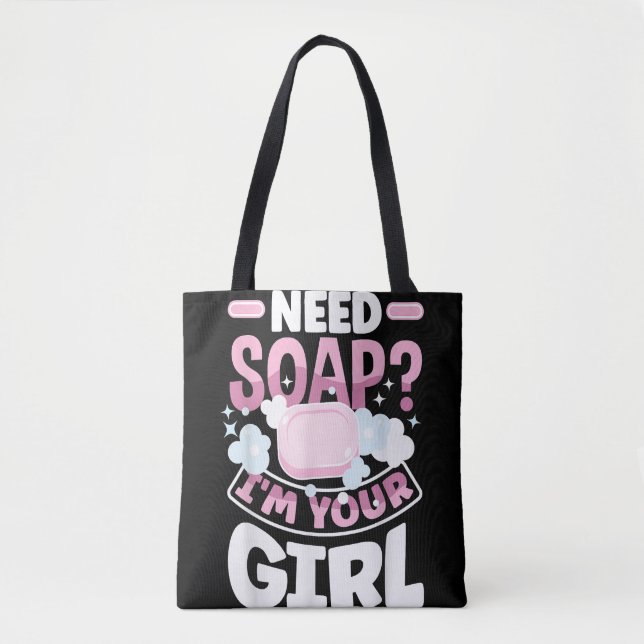 Seife machen Seife Maker Funny Tasche (Vorderseite)