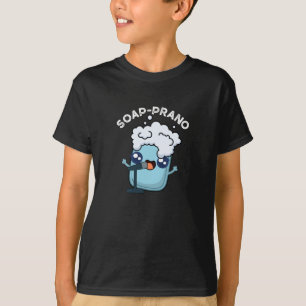 Seife Prano Funny Soprano Seife Pun Dark BG T-Shirt