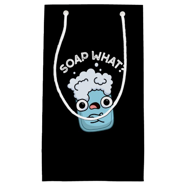Seife was Funny Soap Puff Dark BG Kleine Geschenktüte (Vorderseite)