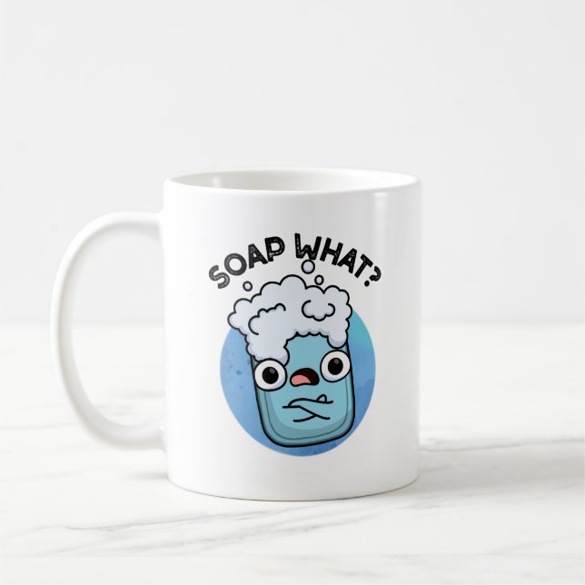 Seife, was für eine lustige Seifenpuppe Kaffeetasse (Links)